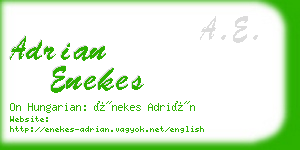 adrian enekes business card